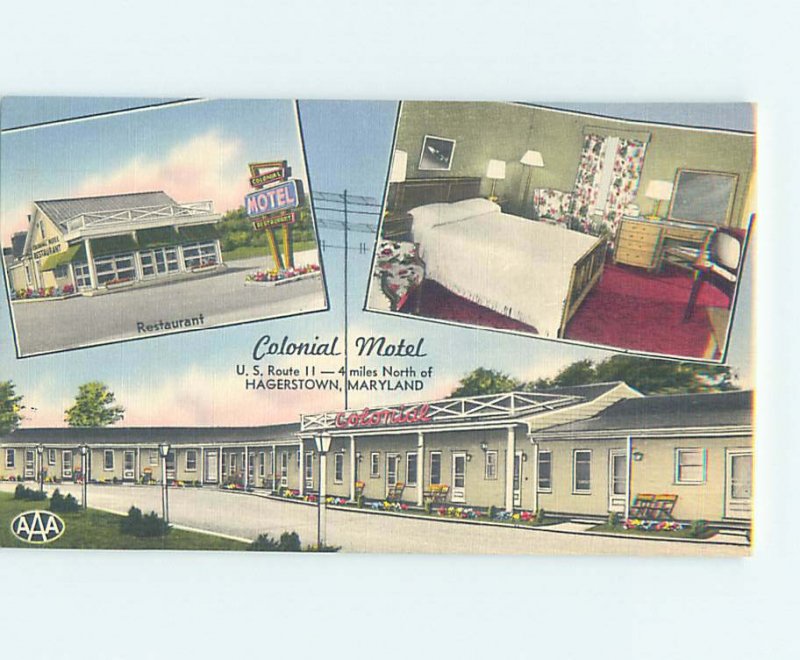 Linen MOTEL SCENE Hagerstown Maryland MD AD9768