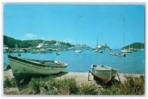 1979 Popular Anchorage at St. Thomas US Virgin Islands Vintage Postcard