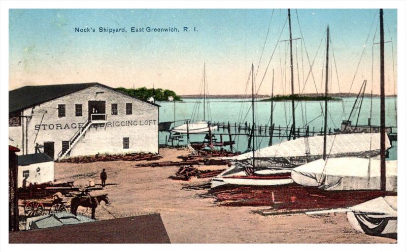 Rhode Island  East Greenwich , Nock's Shipyard