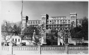 Santiago Chile 1930s RPPC Real Photo Postcard Club Hipico Front View