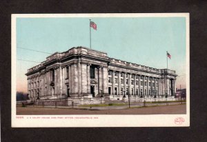 IN US Court House Post Offie PO Indianapolis Indiana IND Postcard UDB