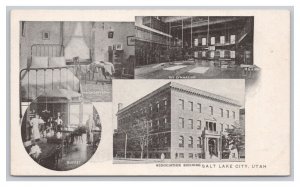 Salt Lake City Utah Association Building Multi View Postcard