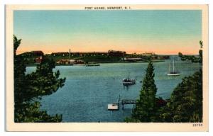 Fort Adams, Newport, RI Postcard