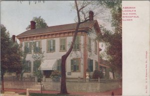 Postcard Abraham Lincoln's Old Home Springfield IL