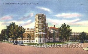 Homer-Philips Hospital, St. Louis, MO Medical Hospital, Sanitarium 1957 posta...