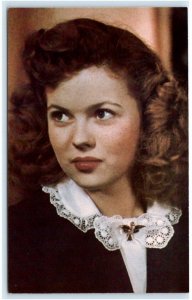 SHIRLEY TEMPLE ~ Famous Actress Portrait c1970s Coral-Lee Mike Roberts Postcard