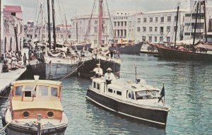 Barbados Schooners Bridgetown Harbour Policeman Postcard