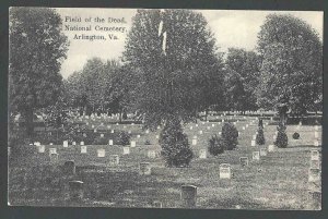 Ca 1910 PPC* Arlington Va Field Of The Dead National Cemetery Mint