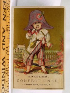 Hoefler Confectioner Child French Napoleon Costume Smoking Pipe Sword F38