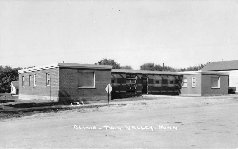 Twin Valley Minnesota Clinic Real Photo Antique Postcard K96318