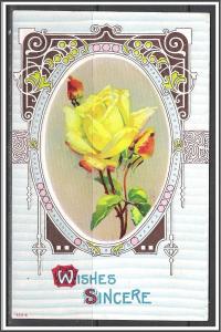 Wishes Sincere - Rose - Embossed - [MX-151]