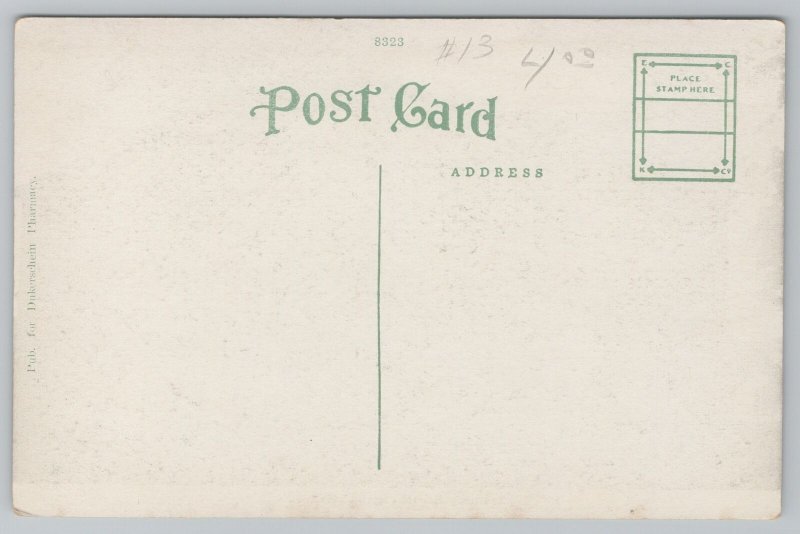 Berlin Wisconsin~Green Lake County Training School~Students @ Door~1910 Blue Sky