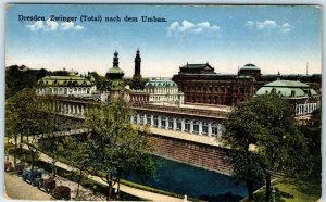 c1930s Dresden, Germany Zwinger Palace Complex Birds Eye After Renovation A342