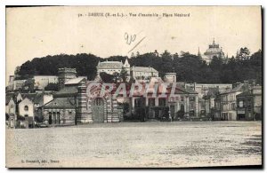 Old Postcard Dreux E and L Overview Place Mezirard