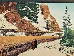 Postcard  80 Inch Wood Pipe, Pacific Tank & Pipe Company, Portland, OR  U1