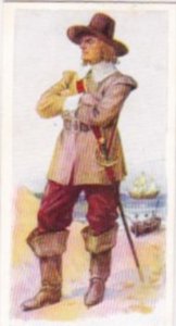 Carreras Vintage Cigarette Card Naval Uniforms No 8 Officer Of 1651