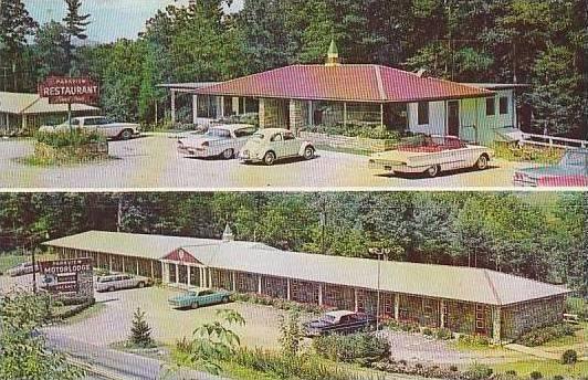 North Carolina Linville Falls Parkview Motor Lodge &  Restaurant 1966