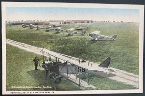 Mint Usa Picture Postcard PPC Aero Squad Us Aviation Service