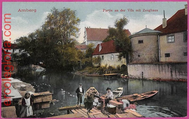 ah7207 - GERMANY - VINTAGE POSTCARD Postcards - Amberg-