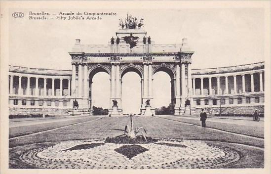 Belgium Brussels Bruxelles Monuments Fifty Jubiles Arcade