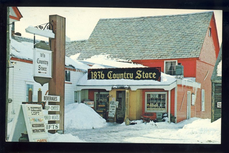 Wilmington, Vermont,VT Postcard, 1836 Country Store, Route #9