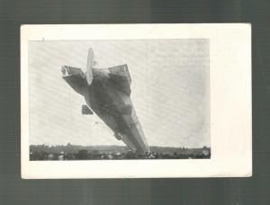 Mint 1909 Berlin Germany Zeppelin Airship Postcard Cover LZ 3 Kaiserfahrt