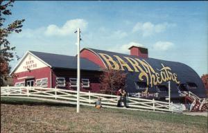 Augusta MI The Barn Theatre HWY M-96 Postcard