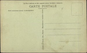 Drunk Frenchmen Playing Billiards Pool c1915 Postcard