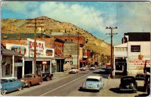 Postcard SHOP SCENE Virginia City Nevada NV AO4255