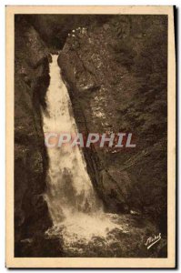 Old Postcard The Correze Tourist Gimel From Cascade From horse tail