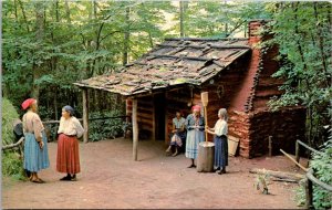 North Carolina, Cherokee - Indian Village - [NC-167]