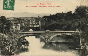 CPA CASTRES Les Quatre Ponts sur l'Agout (1087520)