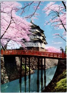 Postcard - Hirosaki Castle at Spring - Hirosaki, Japan