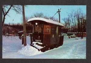 NY Brooklyn Rapid Transit Snowplow Trolley Car NEW YORK