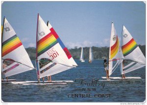 Sailboarding , TOUKLEY N.S.W. , Central Coast  , Australia , 70-80s