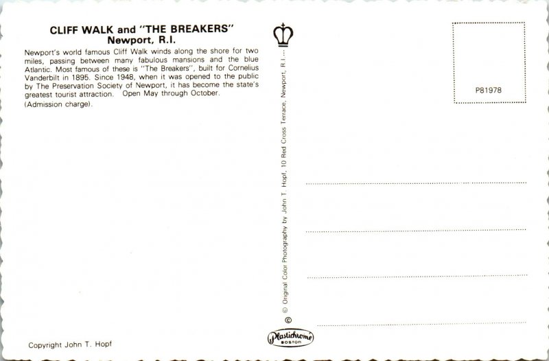 Cliff Walk and The Breakers,Newport,RI