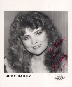 Judy Bailey Nashville Country & Western Singer 10x8 Hand Signed Photo