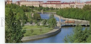 484896 USSR 1983 Minsk Embankment river Svisloch photo Likhtarovich Belarus