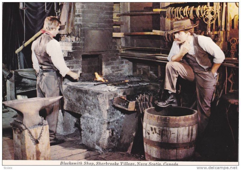 Joe McLane Blacksmith Shop, Sherbrooke Village, Sherbrooke, Nova Scotia, Cana...