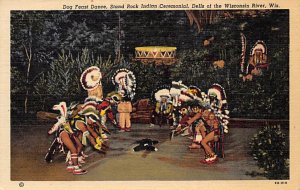 Dog Feast Dance Stand Rock Indian Cermonial - Dells Of The Wisconsin River, W...