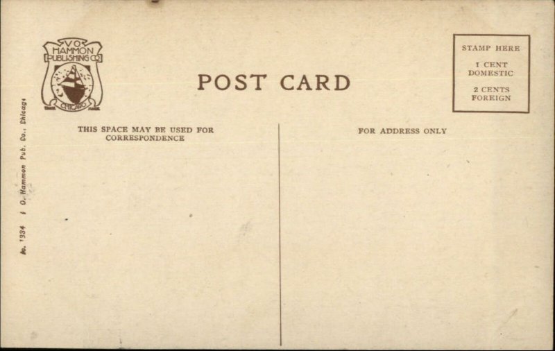 Chicago IL First National Bank Interior c1910 Postcard