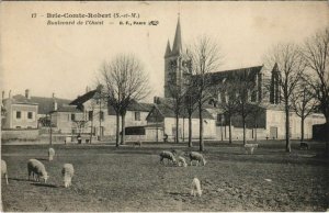 CPA Brie-Comte-Robert Boulevard de l'Ouest FRANCE (1101109)