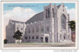 First Baptist Church Jackson Mississippi 1942