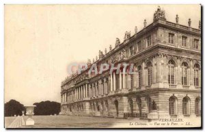 Old Postcard Versailles Chateau Park View