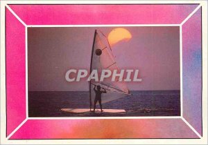 Modern Postcard Windsurfing