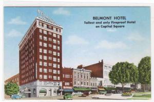 Belmont Hotel Madison Wisconsin postcard
