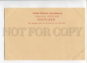 3031420 CEYLON Semi-Nude men & Ricksha Vintage collage PC