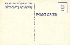 TN - Memphis. William Len Hotel