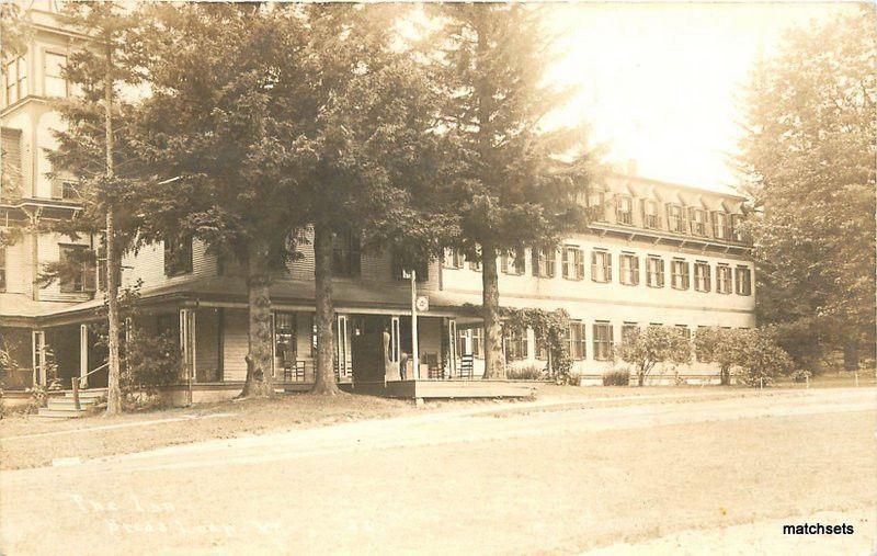 1938 Bread Loaf Vermont The Inn Roadside RPPC Real Photo postcard Gove 7616