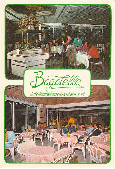 Spain Benidorm Bagatelle Cafe-Restaurante-Bar-Salo n de te